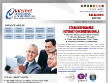 Tablet Screenshot of internetconsultingandcoaching.com